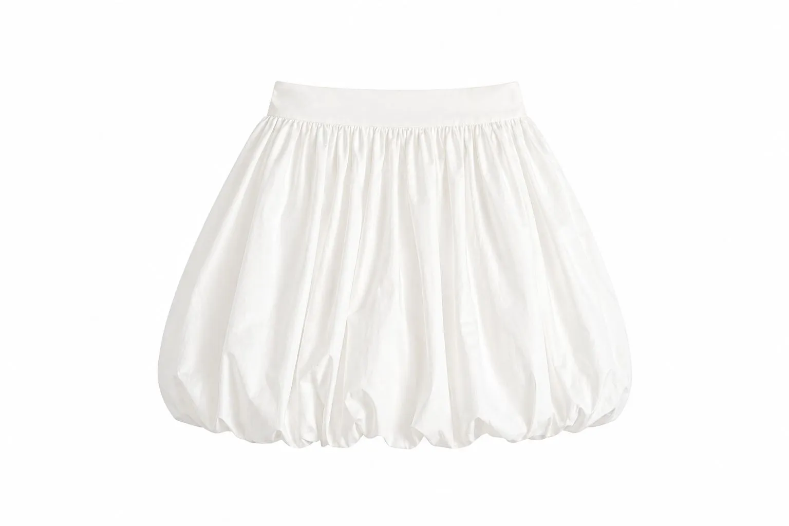 White Balloon Mini Skirt