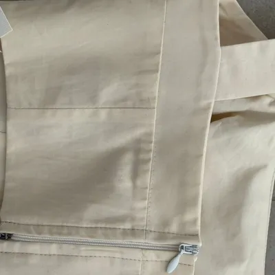 Cream Tailored Shorts