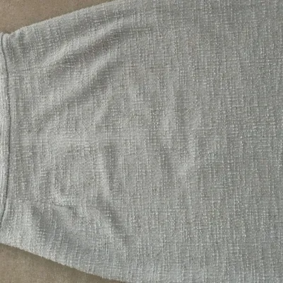 Grey Tweed Midi Skirt